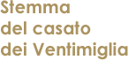 Stemma del casato dei Ventimiglia