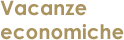 Vacanze economiche